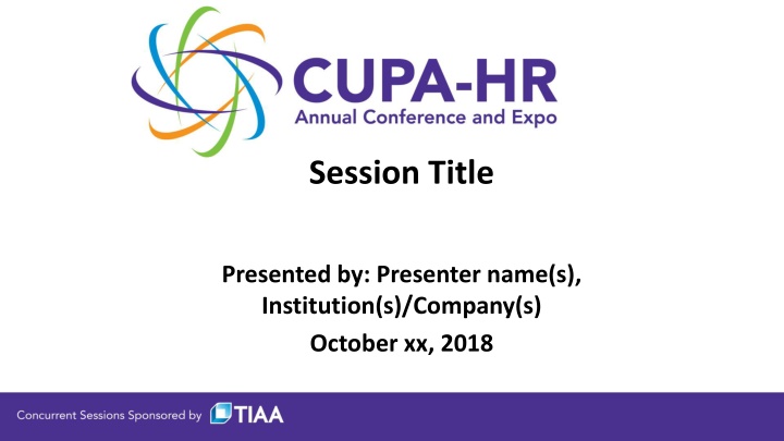 session title