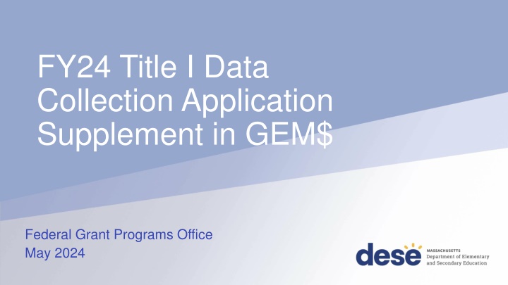 fy24 title i data collection application