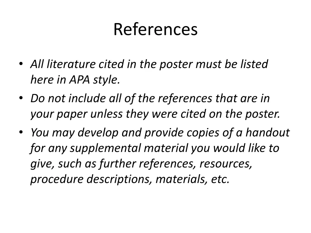 references