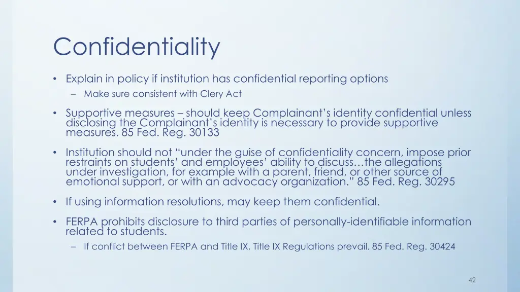 confidentiality 1