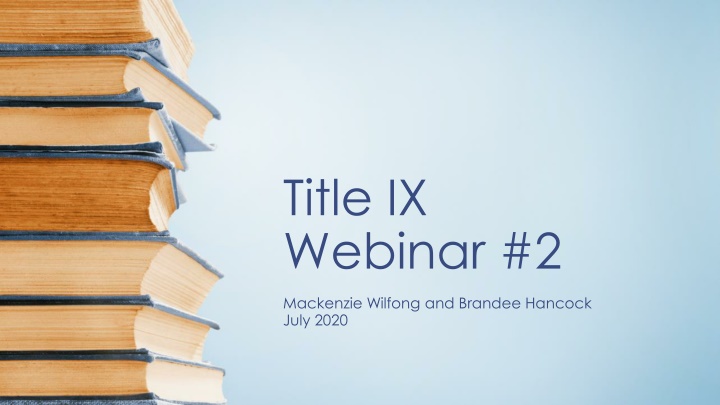 title ix webinar 2