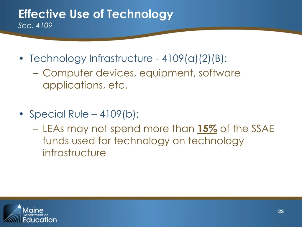 effective use of technology sec 4109 1