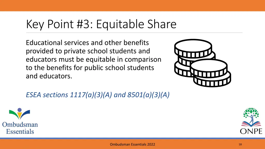 key point 3 equitable share