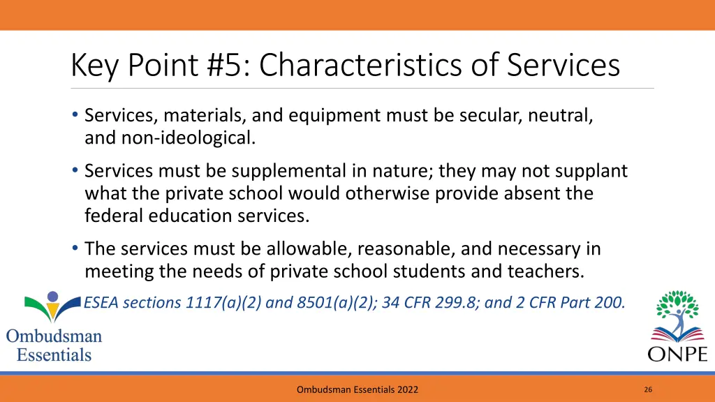 key point 5 characteristics of services