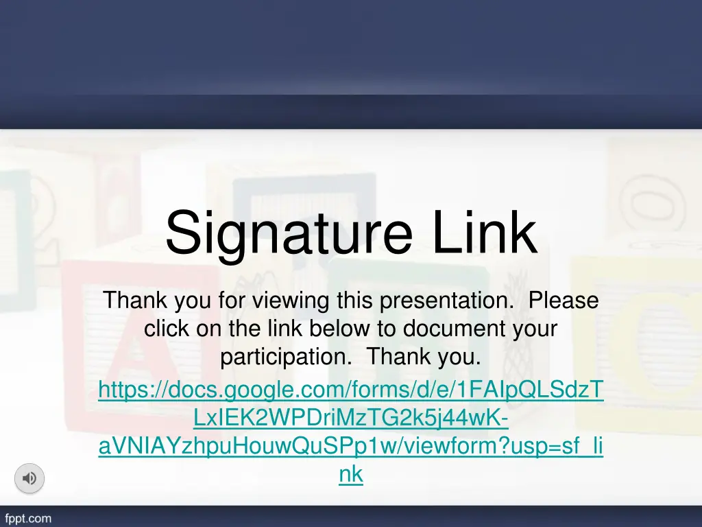 signature link