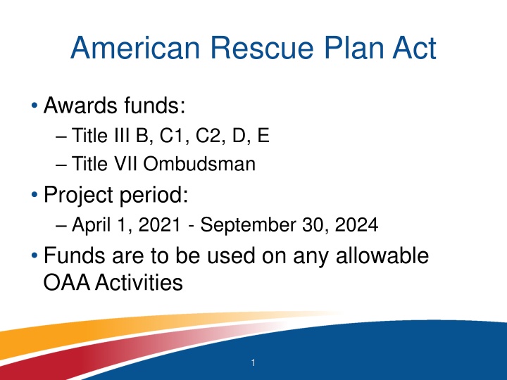 american rescue plan act