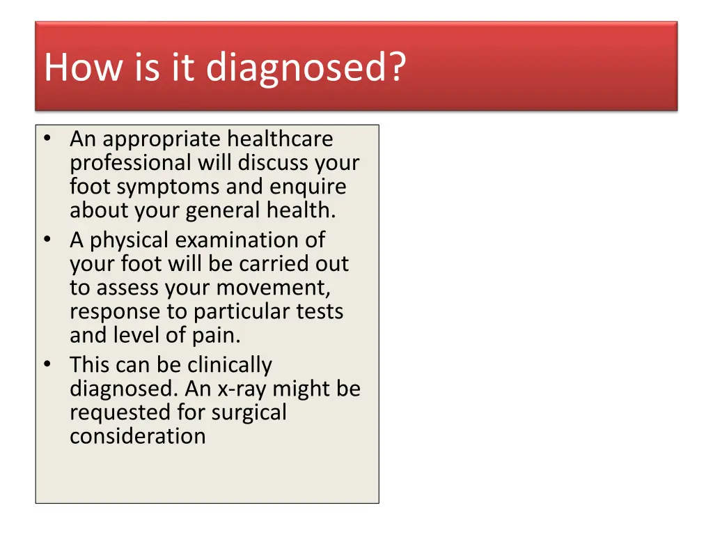 how is it diagnosed