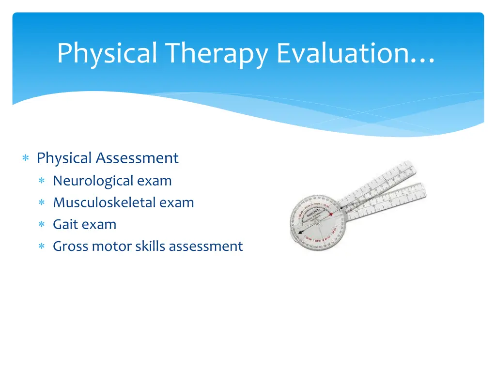 physical therapy evaluation 2