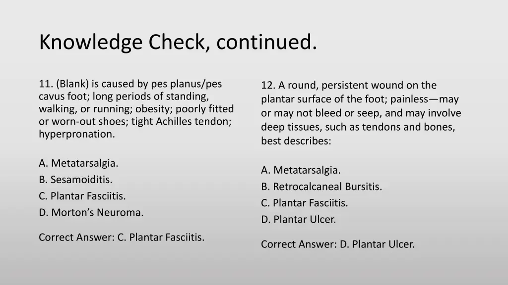 knowledge check continued 4