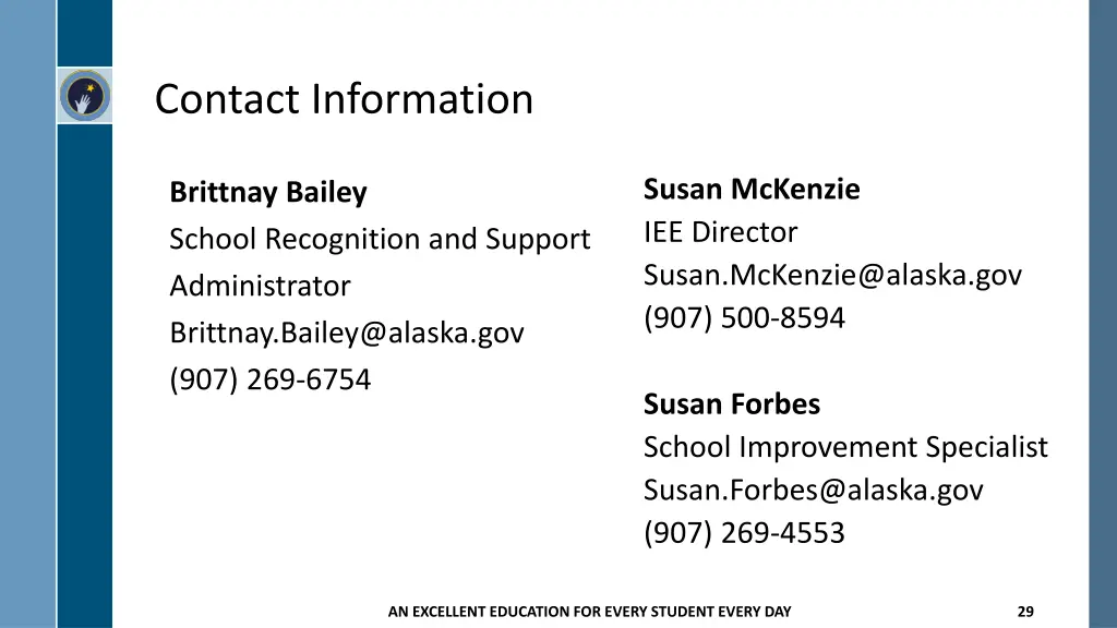 contact information