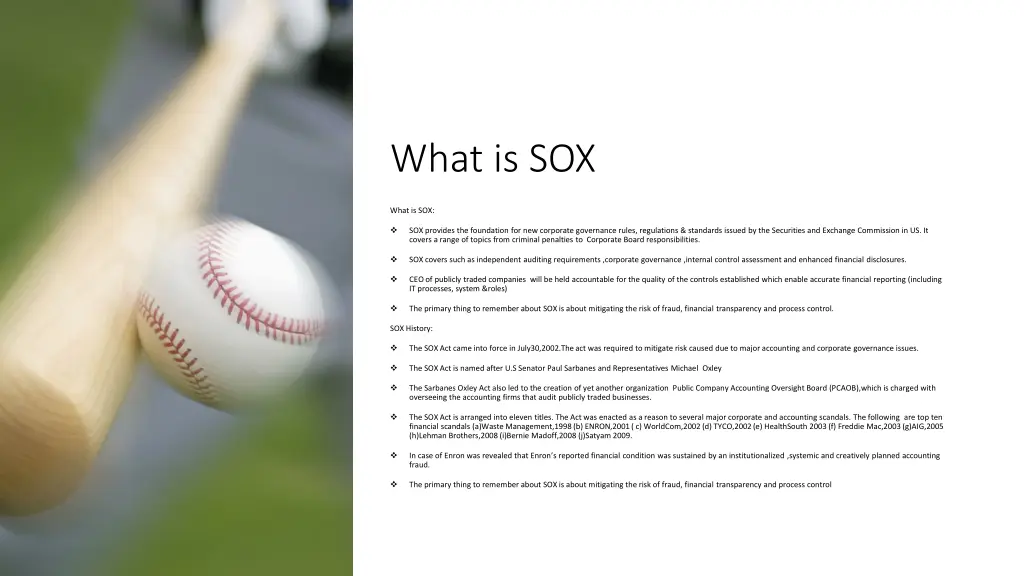 what is sox