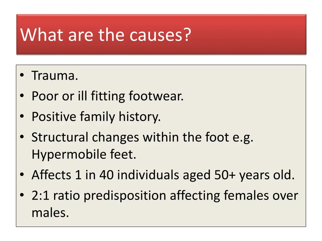 what are the causes what are the causes