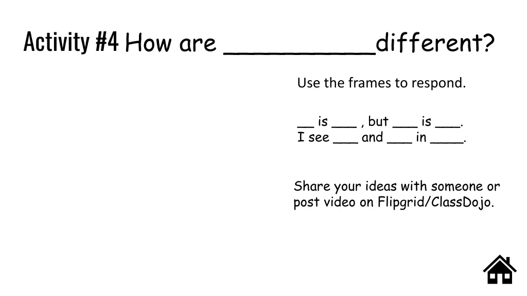 activity 4 how are different