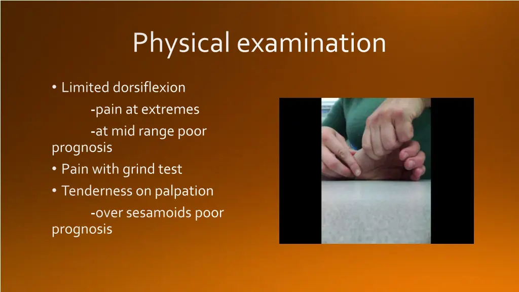 physical examination