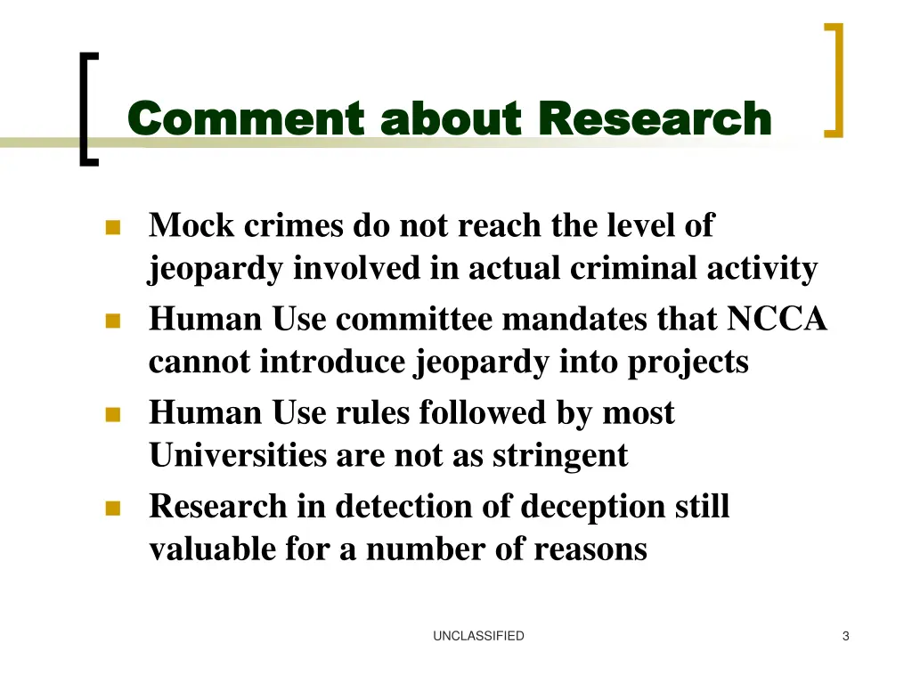 comment about research comment about research