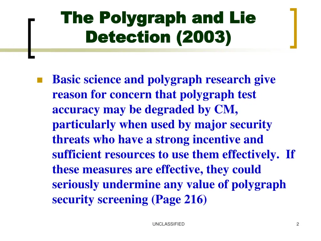 the polygraph and lie the polygraph