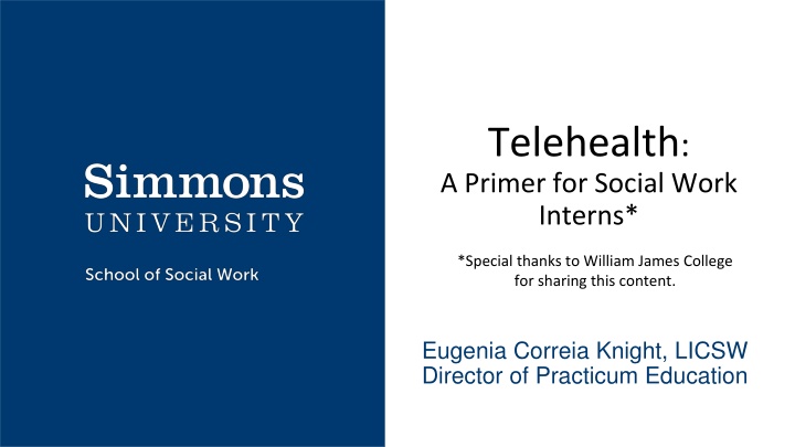 telehealth a primer for social work interns