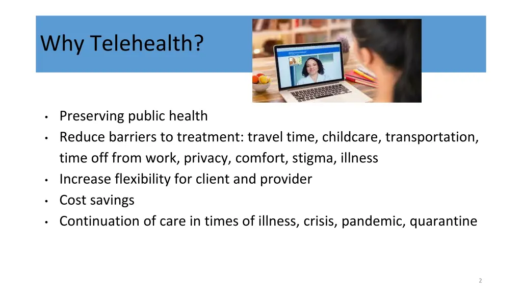 why telehealth