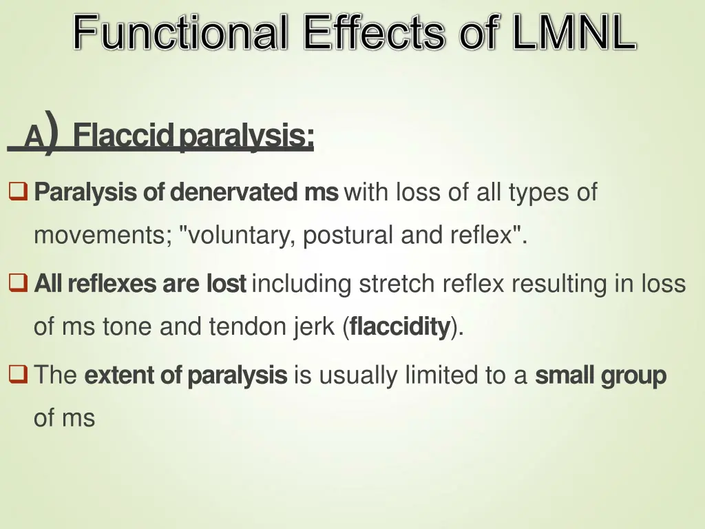 a flaccidparalysis