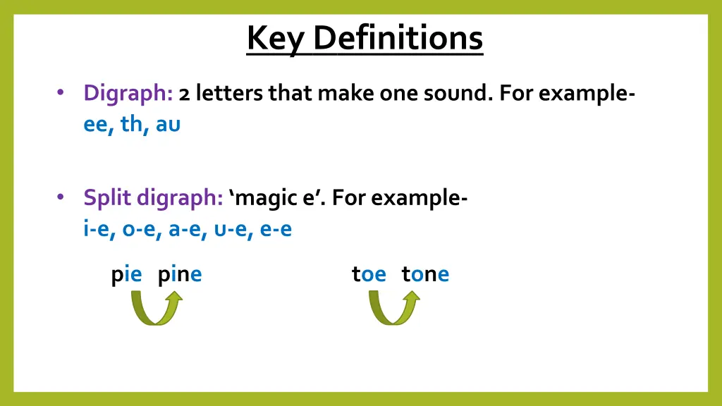 key definitions 1