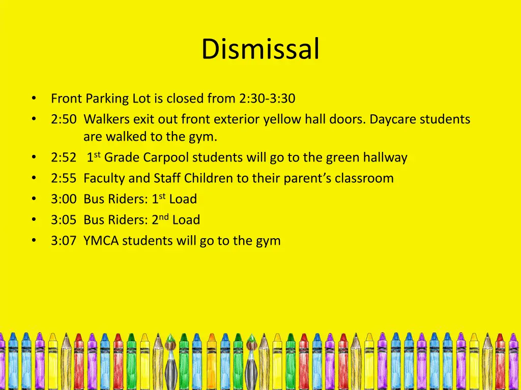 dismissal