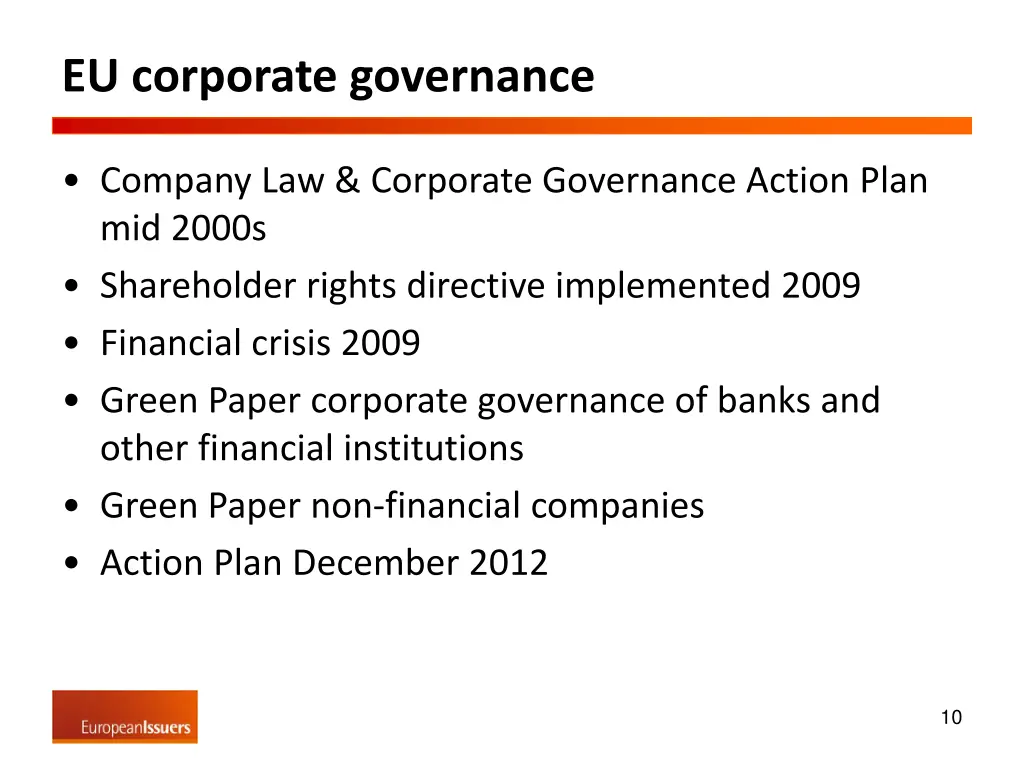 eu corporate governance