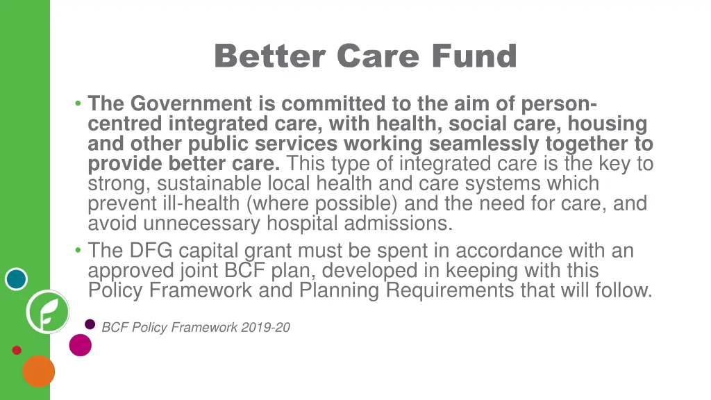 better care fund