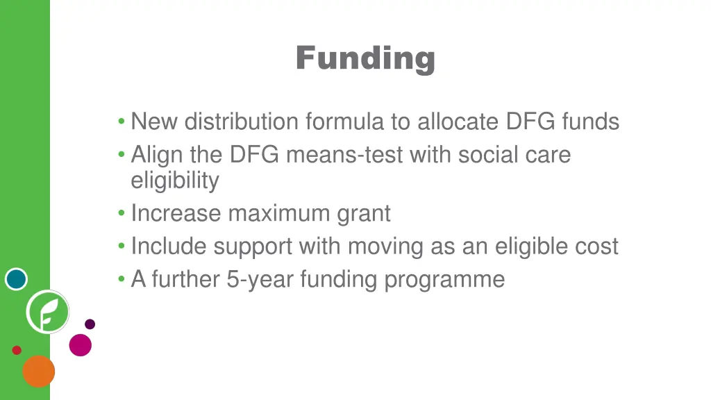 funding