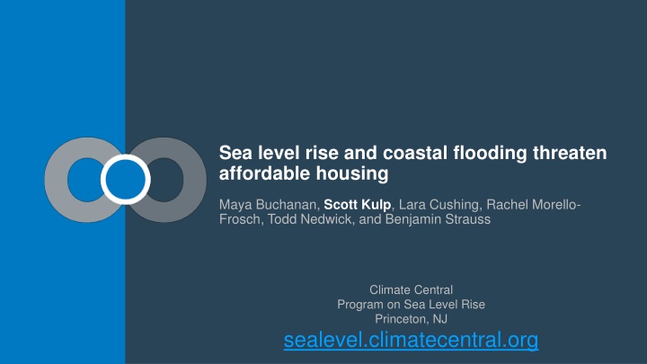 sea level rise and coastal flooding threaten