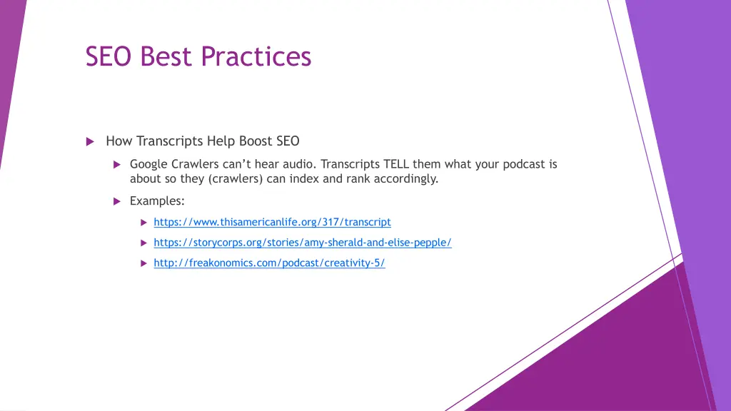 seo best practices