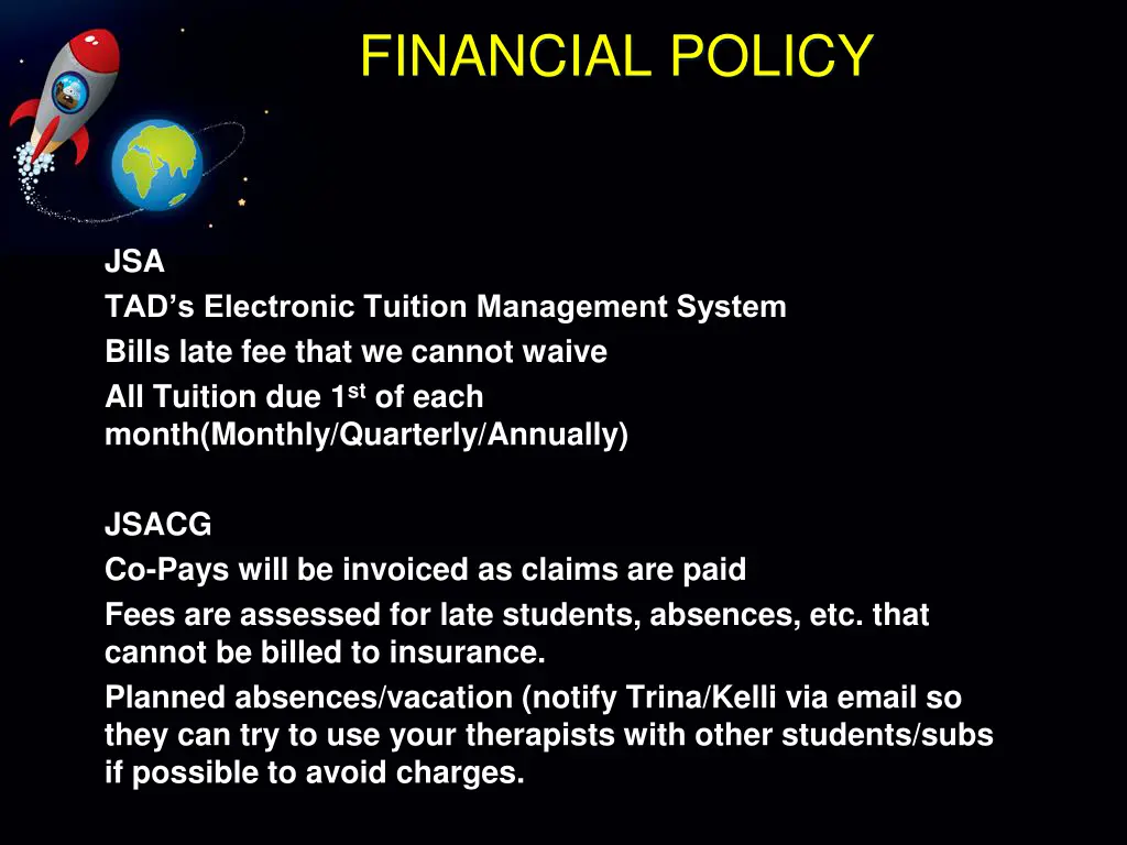 financial policy