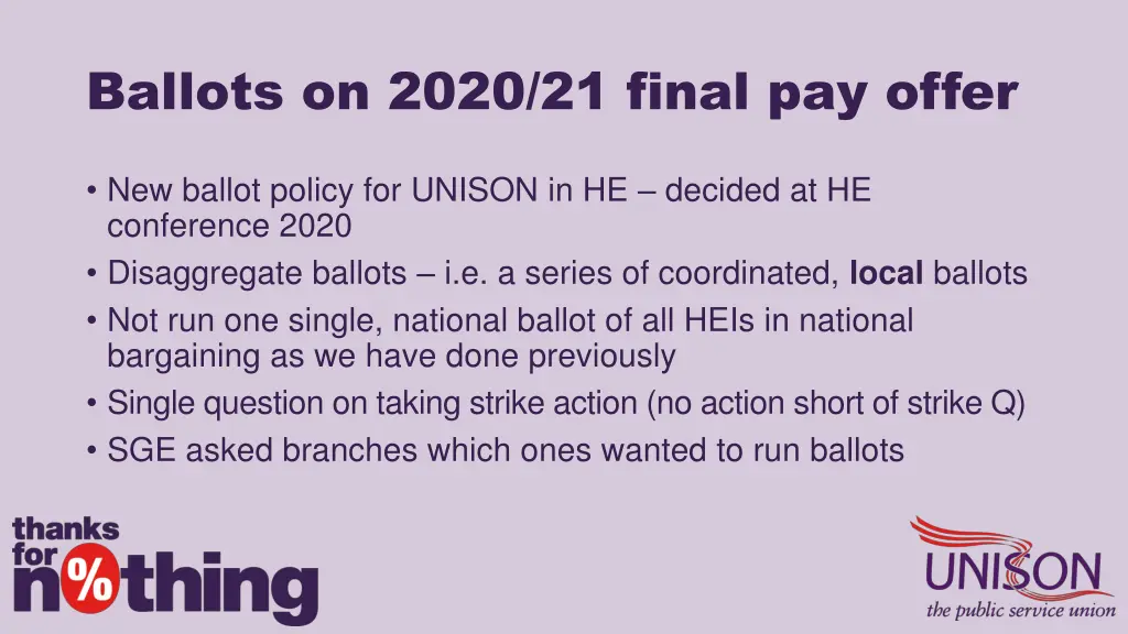 ballots on 2020 21 final pay offer