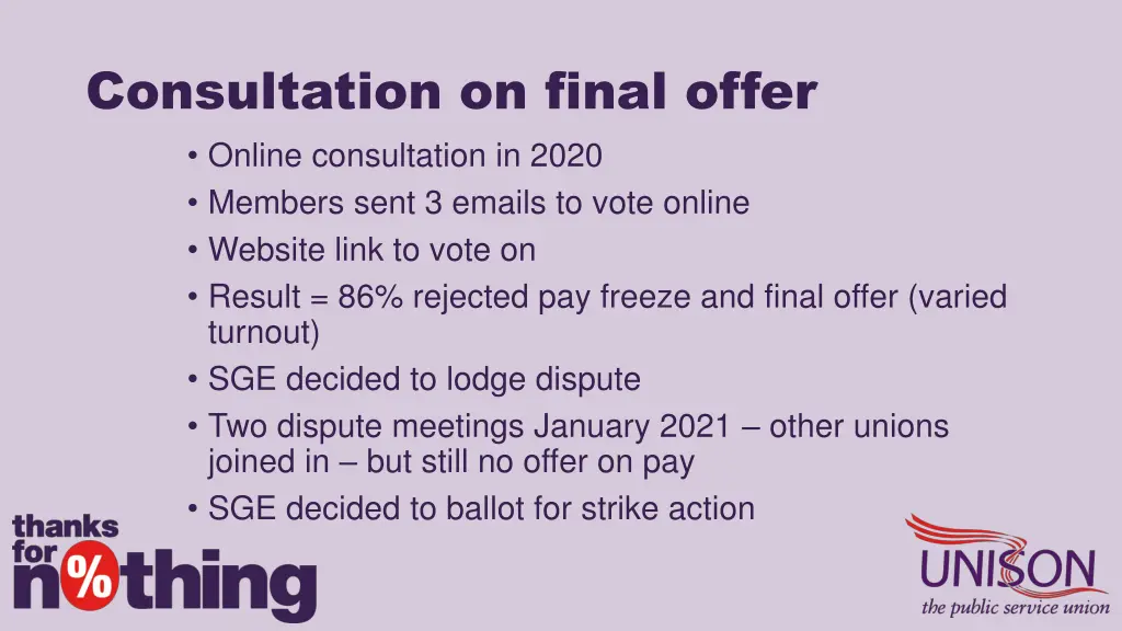 consultation on final offer online consultation