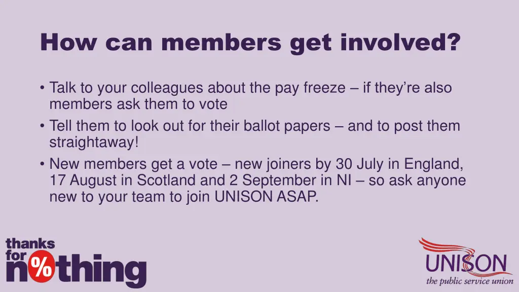 how can members get involved