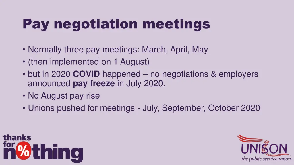 pay negotiation meetings