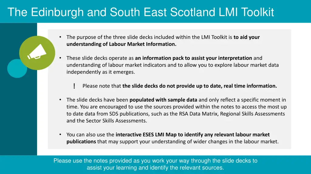 the edinburgh and south east scotland lmi toolkit