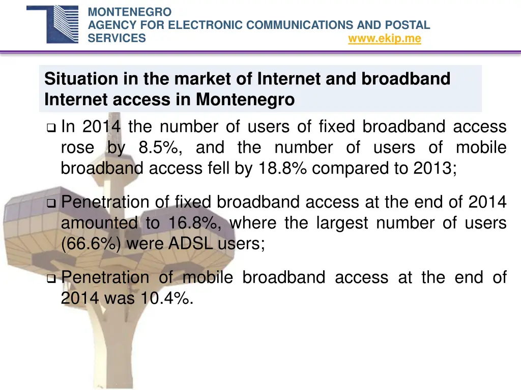 montenegro agency for electronic communications 2