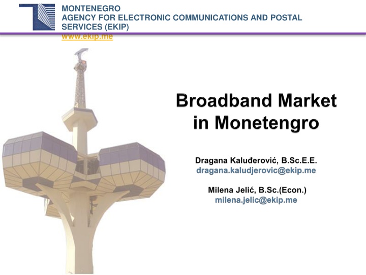 montenegro agency for electronic communications