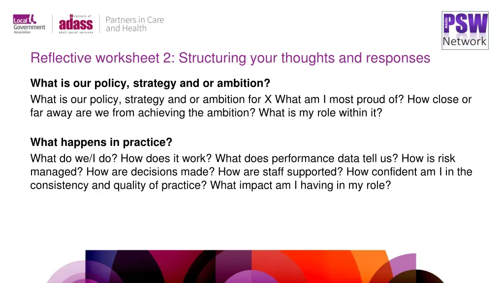 reflective worksheet 2 structuring your thoughts