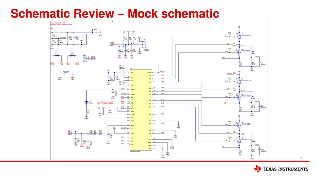 schematic review mock schematic