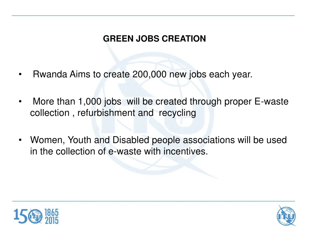 green jobs creation