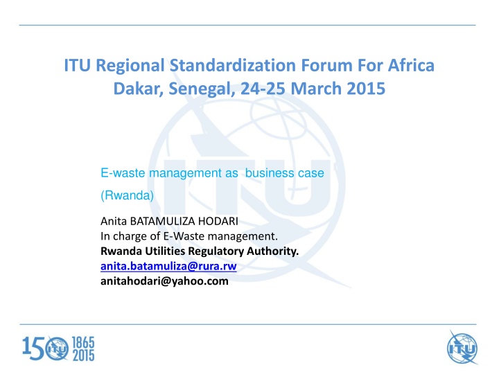 itu regional standardization forum for africa