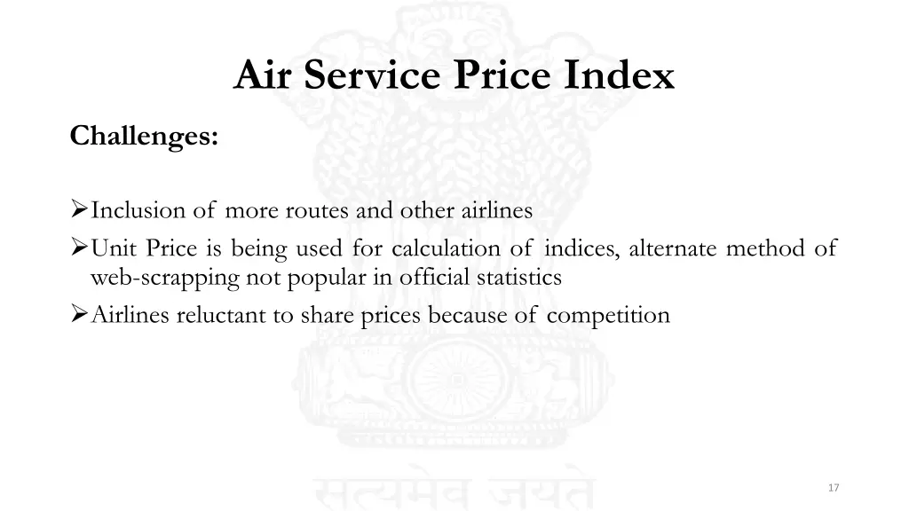 air service price index 2