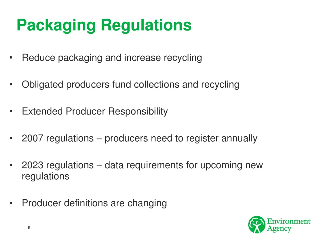 packaging regulations