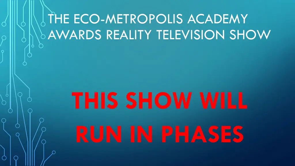 the eco metropolis academy awards reality 4