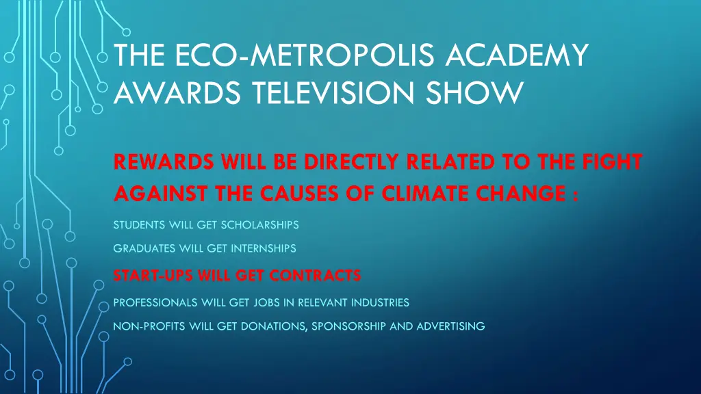 the eco metropolis academy awards television show 8