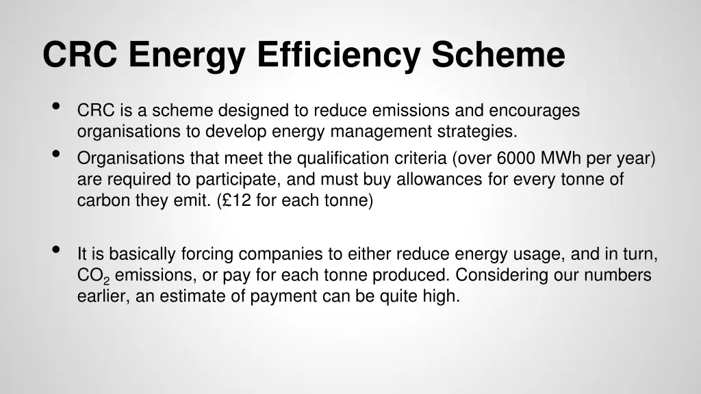 crc energy efficiency scheme