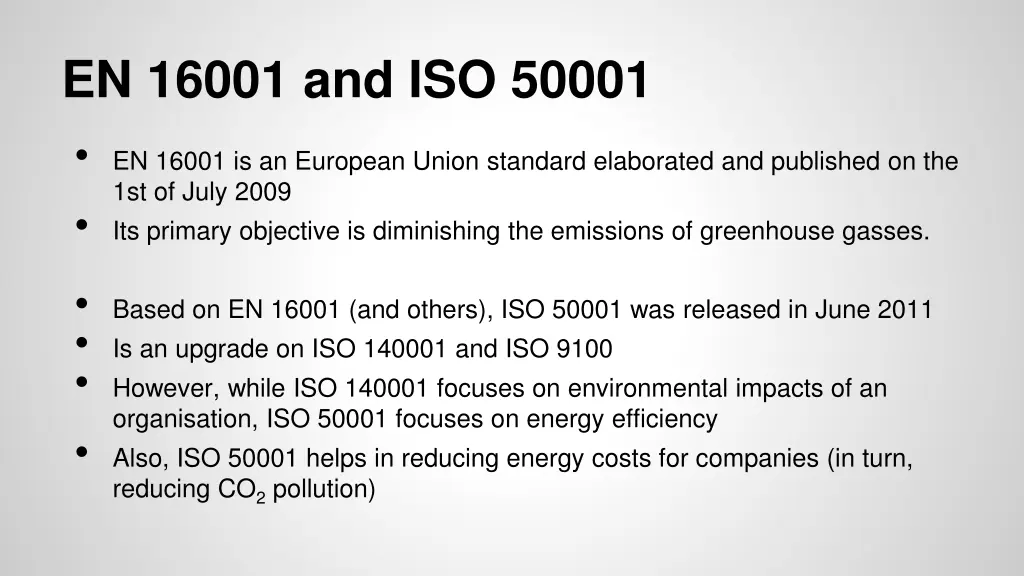 en 16001 and iso 50001