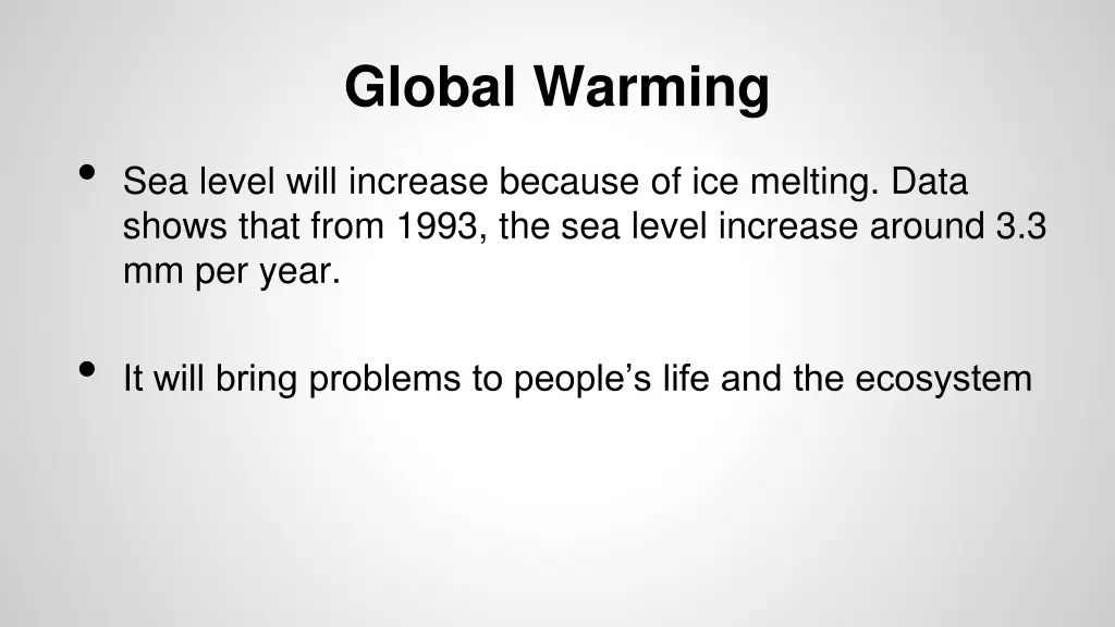 global warming