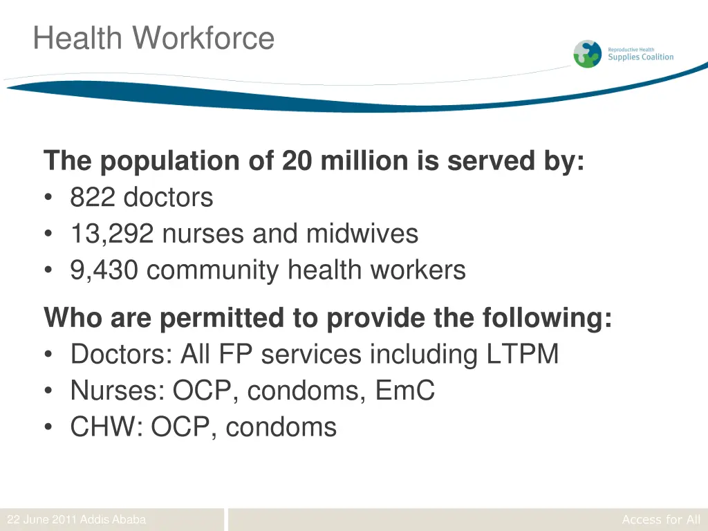 health workforce